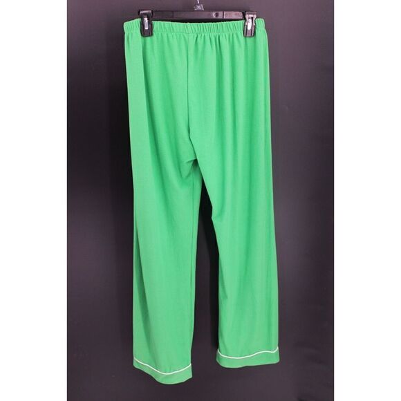 SUGAR BEE PAJAMA SET GREEN WHITE WOMEN'S 3XL FITS SMALL SEE MEASUREMENTS - Picture 5 of 13